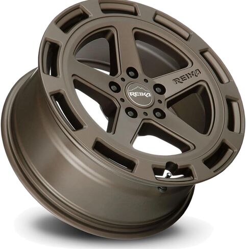 Reika R20 Teton 17x8 5x4.5 بوصة + حافة عجلة برونزية 38 مم مقاس 17 بوصة R20780381217F in Saudi Arabia