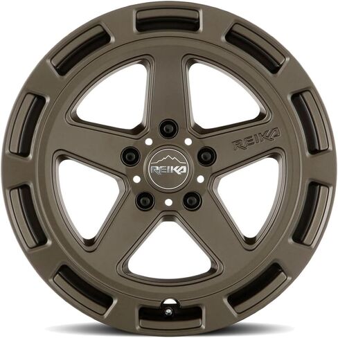 Reika R20 Teton 17x8 5x4.5 بوصة + حافة عجلة برونزية 38 مم مقاس 17 بوصة R20780381217F in Saudi Arabia