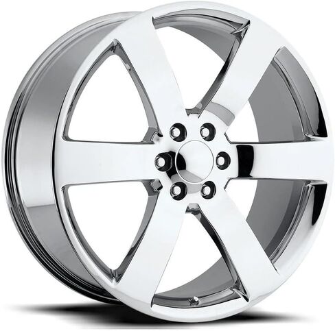 مقاس 22x9 بوصة يناسب FR 32 لعجلة Trailblazer SS 22X9 6X127 ET45 من الكروم - نمط مسمار 6X127 مم - إزاحة 22 مم - حجم المحور 78.1 بوصة in Saudi Arabia