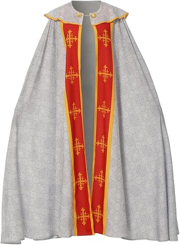 COSDREAMER Unisex Church Catholic Vestments Cape Cloak Priest Celebrant Chasuble Mass Vestments Robe in Saudi Arabia