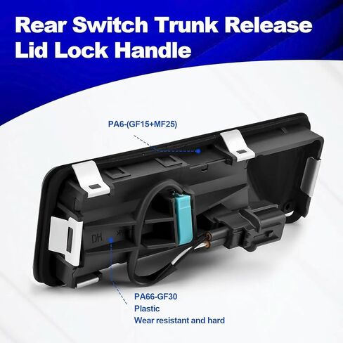 81260B10104X Trunk Lid Lock Handle Switch for Hyundai Genesis G80 2015-2020 Rear Trunk Release Handle Button in Saudi Arabia