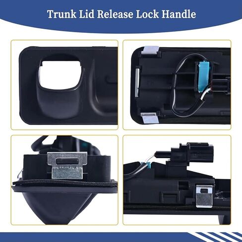 81260B10104X Trunk Lid Lock Handle Switch for Hyundai Genesis G80 2015-2020 Rear Trunk Release Handle Button in Saudi Arabia