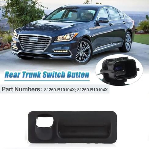 81260B10104X Trunk Lid Lock Handle Switch for Hyundai Genesis G80 2015-2020 Rear Trunk Release Handle Button in Saudi Arabia