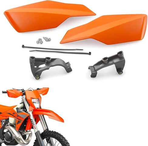 مجموعة أدوات حماية اليد للملحقات التقنية من Powerparts لـ KTM مع Brembo 125-530 SX/SX-F/XC/XC-F/XC-W/XCF-W/EXC/EXC-F 1994-2025 | يستبدل جزء OEM 79602084144 / A49002082044EB in Kuwait