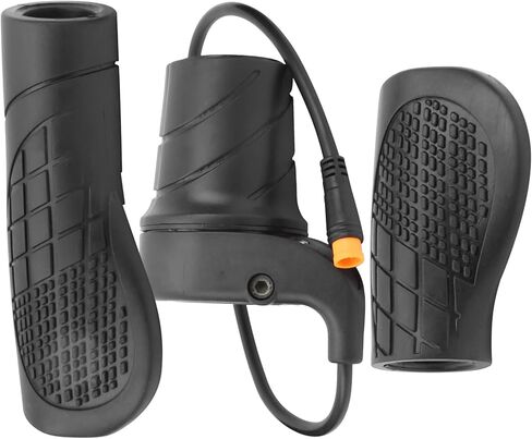 Electric Scooter Twist Throttle with LCD Battery Voltage Display, 12V-72V, Half Handlebar Grip with Key in Saudi Arabia
