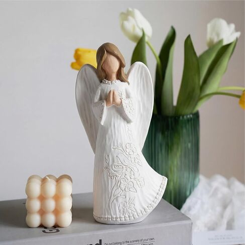 Sympathy Praying Angel Figurine for Loss of Loved One – Christian Praying Angel Keepsake, Hand-Painted Memorial Gift for Women, Grief & Bereavement Gift in Saudi Arabia