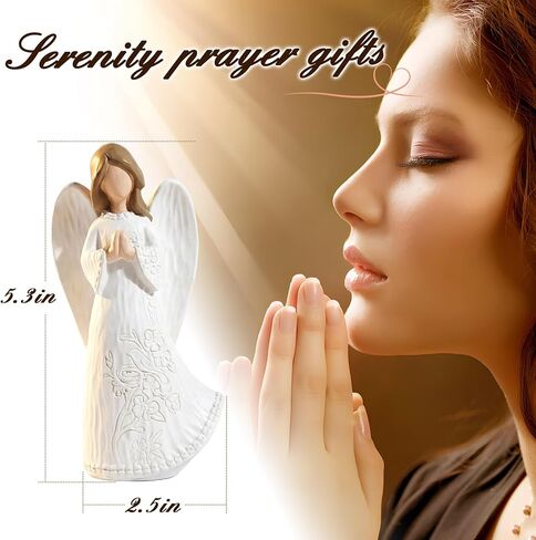 Sympathy Praying Angel Figurine for Loss of Loved One – Christian Praying Angel Keepsake, Hand-Painted Memorial Gift for Women, Grief & Bereavement Gift in Saudi Arabia