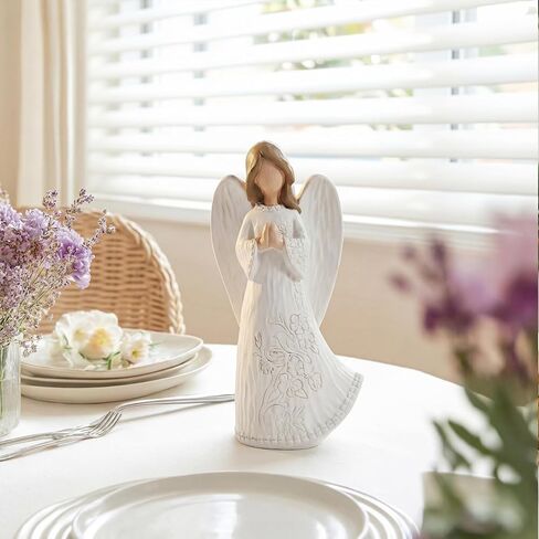 Sympathy Praying Angel Figurine for Loss of Loved One – Christian Praying Angel Keepsake, Hand-Painted Memorial Gift for Women, Grief & Bereavement Gift in Saudi Arabia