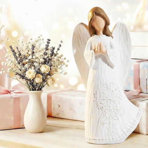 Sympathy Praying Angel Figurine for Loss of Loved One – Christian Praying Angel Keepsake, Hand-Painted Memorial Gift for Women, Grief & Bereavement Gift in Saudi Arabia