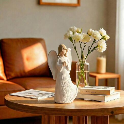 Sympathy Praying Angel Figurine for Loss of Loved One – Christian Praying Angel Keepsake, Hand-Painted Memorial Gift for Women, Grief & Bereavement Gift in Saudi Arabia