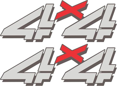 4x4 Decals for Trucks Chevy Silverado 1998-2007 Bed Side 1500 2500 HD (Black) in Saudi Arabia