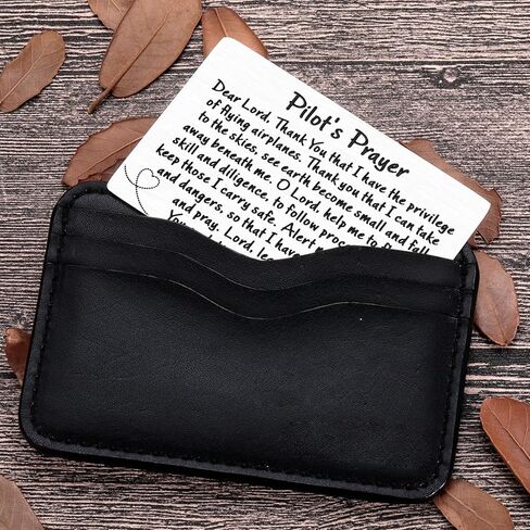 Fleure Esme Pilots Prayer Card Aviation Gift for Him Christian Inspirational Wallet Insert Card for Pilot Gifts for Men Graduation Birthday Retirement Keepsake Gifts for Pilots Husband Boyfriend Dad in Saudi Arabia