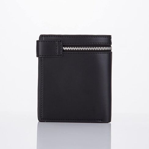 Slim Wallet for Women Men Skull Cross Style Handbag Storage Bag with Long Keychain Multi-Card Space Fashion Wallet Gift (Black) in Saudi Arabia