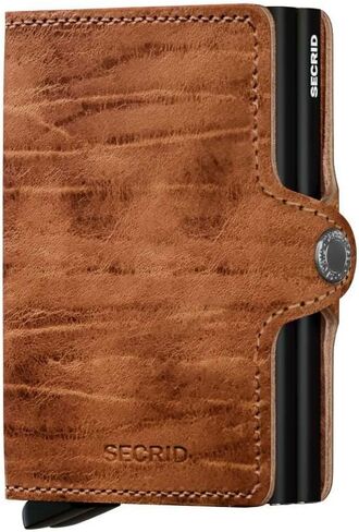 SECRID Twin Wallet Genuine Leather with RFID Protecton, Holds up to 16 Cards in Kuwait