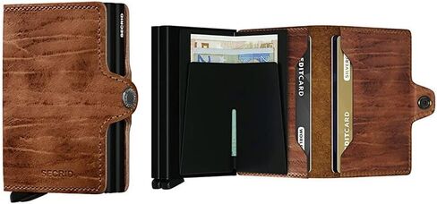 SECRID Twin Wallet Genuine Leather with RFID Protecton, Holds up to 16 Cards in Kuwait