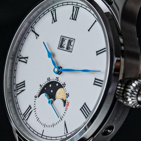 Sugess MoonPhase Master 41 ملم SU2528SW مينا مينا ST2528 ساعة معصم ميكانيكية أوتوماتيكية للرجال النورس 1963 in Kuwait