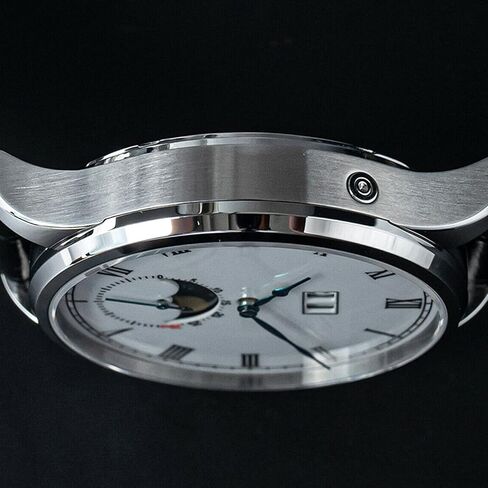 Sugess MoonPhase Master 41 ملم SU2528SW مينا مينا ST2528 ساعة معصم ميكانيكية أوتوماتيكية للرجال النورس 1963 in Kuwait