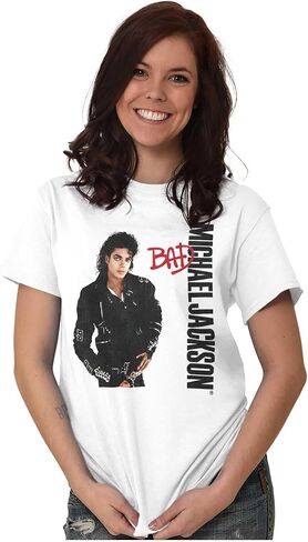 تي شيرت مايكل جاكسون "Bad" (أبيض) (كبير جدًا) in Kuwait