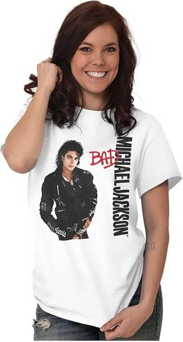 تي شيرت مايكل جاكسون "Bad" (أبيض) (كبير جدًا) in Kuwait