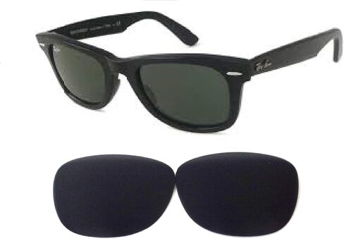 Galaxy Compatible Replacement Lenses For Ray-Ban RB2140 Wayfarer Polarized (50mm Not 54mm) (Black) in Saudi Arabia