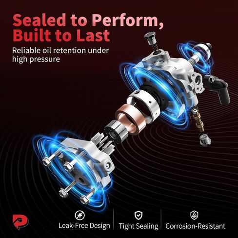 PHOBOOS Power Steering Pump Compatible with Nissan Altima 2002-2006, Maxima 2004-2008, Quest 2004-2009, V6 3.5L, with Pulley & Outlet, Smooth Steering, Low Noise, High Durability, Ref. 96-5407 in Kuwait