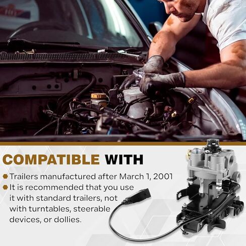 4005001010 Modulator ABS Valve Assembly Compatible with TCS 2 Trailer with Harness Wabco 4005001010X Electronic Control Unit 12V 2S1M 22801004 4005001030 4005001010X in Kuwait