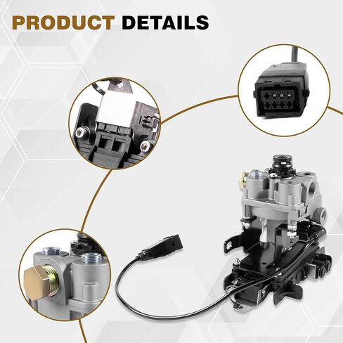 4005001010 Modulator ABS Valve Assembly Compatible with TCS 2 Trailer with Harness Wabco 4005001010X Electronic Control Unit 12V 2S1M 22801004 4005001030 4005001010X in Kuwait