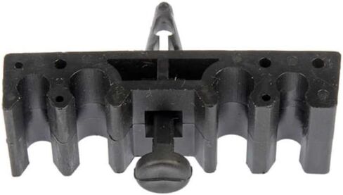 KarParts360 Brake Tubing Clips | Plastic Material | (2) 1/4 Inches Slots and (2) 5/16 Inches Slots Diameter | 5 Pieces in Saudi Arabia