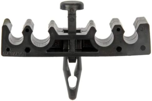 KarParts360 Brake Tubing Clips | Plastic Material | (2) 1/4 Inches Slots and (2) 5/16 Inches Slots Diameter | 5 Pieces in Saudi Arabia