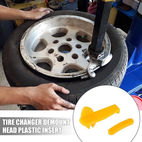 X AUTOHAUX 6 مجموعة مبدل الإطارات البلاستيك إدراج الإطارات Demount رئيس الإطارات آلة الحرس عجلة الجانب حامي لتركيب Demount Duck Head إصلاح الإطارات 2.48 بوصة × 0.71 بوصة × 1.18 بوصة in Saudi Arabia