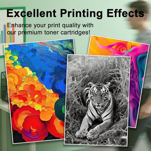 CS730 Toner Cartridges Replacement for 71C10K0 71C10C0 71C10Y0 71C10M0 Toner Cartridge Work for Lexmark CX730de CX735adse CS735de CS730de Printers（4 Pack） in Kuwait