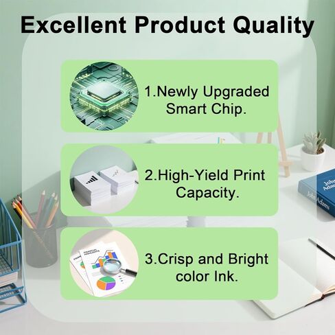 CS730 Toner Cartridges Replacement for 71C10K0 71C10C0 71C10Y0 71C10M0 Toner Cartridge Work for Lexmark CX730de CX735adse CS735de CS730de Printers（4 Pack） in Kuwait