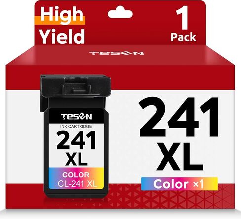 خرطوشة حبر ملونة CL-241XL بديلة لكانون 241XL CL241 241 XL لـ PIXMA MG3620 MG3600 MG3520 TS5120 TS5100 MG2120 MG2220 MG3220 MG4120 MG3222 MX372 MX472 MX532 خرطوشة حبر الطابعة (1 لون) in Kuwait