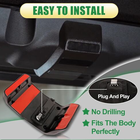 Rear Ceiling Lights for Ford Bronco Accessories 2024 2021-2025 Black Touch Switch Led Roof Lamp Trunk Cargo Reading Lights (Only for 2 Door) in Kuwait