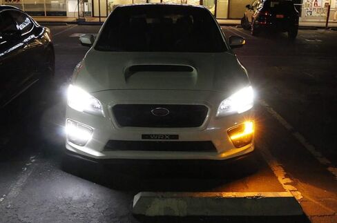 iJDMTOY Plug-N-Play Front Turn Signal LED Hyper Flash Fix Decoder Wires Compatible With 2015-2021 Subaru WRX/STI in Saudi Arabia