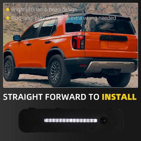 مجموعة ضوء البضائع الخلفية للباب الخلفي من Dasbecan متوافقة مع مصباح Honda Passport عالي السطوع LED لعام 2026، استبدال مصباح القبة الداخلي لمنطقة الشحن الخلفية # 08V303BM100 PREO-PSS-030 in Saudi Arabia