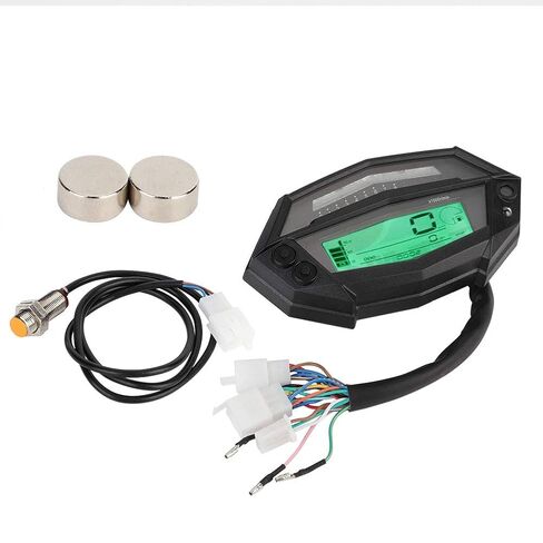 Yctze Motorcycle Digital Tachometer Speedometer Gear Indicator for with Adjustable Backlight in Saudi Arabia