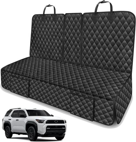 Dog Car Seat Cover for Back Seat Compatible with Toyota 4Runner 4-Runner Highlander Grand Highlander Accessories 2000-2025 2026, Waterproof & Non-Slip Car Pet Bench Rear Seat Covers in Saudi Arabia