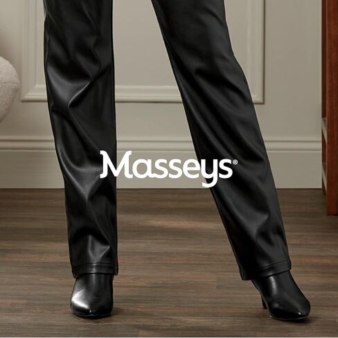 Masseys Women's Faux Leather 5-Pocket Pants in Saudi Arabia