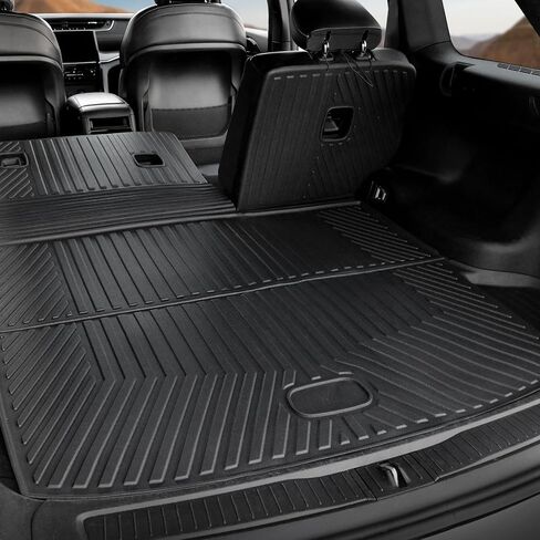 سجادات مسند الظهر لـ 2022-2025 2026 Jeep Grand Cherokee WL74 (بما في ذلك 4XE، وليس لـ WK2 أو L)، ملحقات السيارة لبطانة صندوق السيارة TPE لجميع الأحوال الجوية (WL74 | سجادة البضائع مع سجادات مسند الظهر) in Kuwait