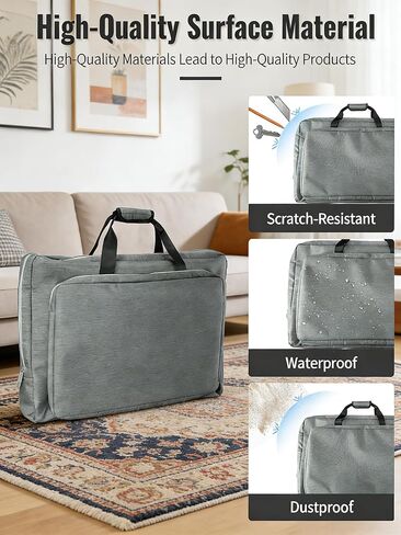 حقيبة حمل Starlink Gen 3، حافظة Starlink Gen 3، حافظة Starlink مقاومة للصدمات والإجهاد مع نسيج مقاوم للماء والغبار ومقصورات داخلية قابلة للتخصيص (رمادي) in Kuwait