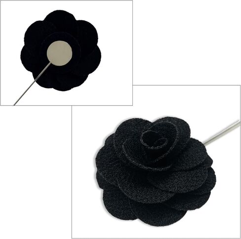 S&W SHLAX&WING Colorful Men's Lapel Pin Brooch Pins Flower Boutonniere Pin for Suits Wedding in Saudi Arabia