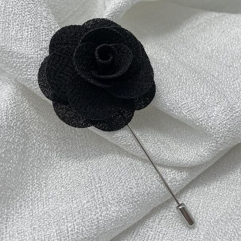 S&W SHLAX&WING Colorful Men's Lapel Pin Brooch Pins Flower Boutonniere Pin for Suits Wedding in Saudi Arabia