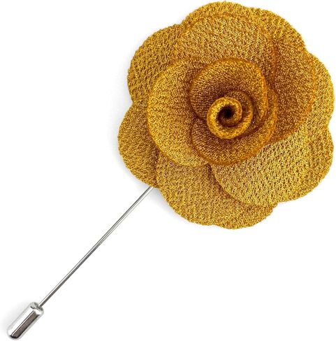 S&W SHLAX&WING Colorful Men's Lapel Pin Brooch Pins Flower Boutonniere Pin for Suits Wedding in Saudi Arabia