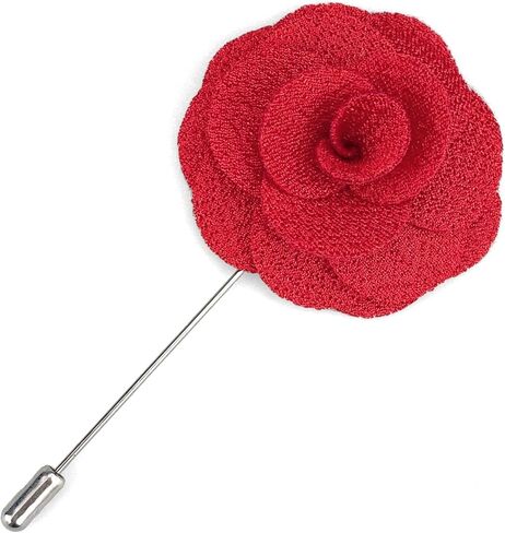 S&W SHLAX&WING Colorful Men's Lapel Pin Brooch Pins Flower Boutonniere Pin for Suits Wedding in Saudi Arabia