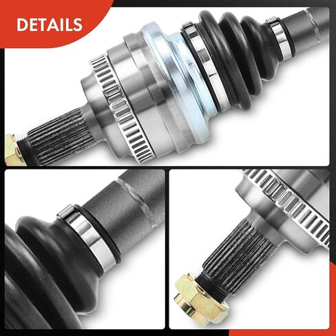 A-Premium Pair (2) Rear CV Axle Shaft Assembly Compatible with BMW E46 323i/325Ci/325i/328i 1998-2006, E36/E46 323i/323is/328i 1998-1999, Z4 E85 2003-2005, Driver & Passenger, Replace# 33211226904 in Saudi Arabia