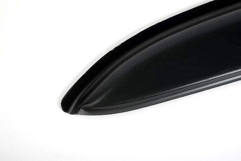 Wensdy 4 قطع من حاجب النافذة الجانبي للتركيب الخارجي، عاكس تهوية الرياح، دخان داكن لطيف من الشمس مجموعة حماية من المطر تناسب 2012-2017 Hyundai Accent Sedan 94970 in Kuwait