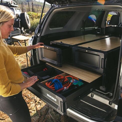 Yakima MOD Topper Large Half-Sized Drawer Add-On with Finished Top Surface, Aluminum Frame, Black in Saudi Arabia