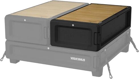 Yakima MOD Topper Large Half-Sized Drawer Add-On with Finished Top Surface, Aluminum Frame, Black in Saudi Arabia