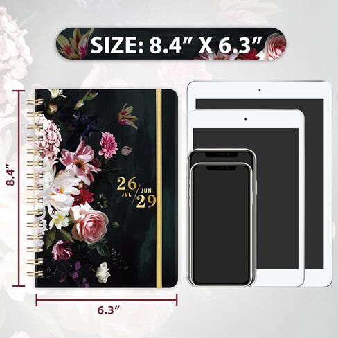 2026-2029 Monthly Planner/Calendar - 3 Year Monthly Planner 2026-2028, JULY. 2026 - JUNE. 2029, 6.3" × 8.4", 3 Year Calendar with Tab, Back Pocket, Twin-Wire Binding, Premium Paper, Note Pages in Kuwait